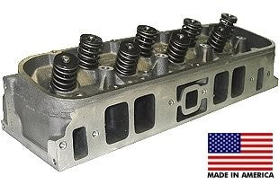World Products 030630-2M - Cylinder Heads Cast Iron Chevy Big Block MERLIN 345cc Rectangle Port Marine Assembled