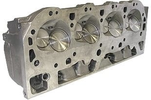 World Products 030620-2M - Cylinder Heads Cast Iron Chevy Big Block MERLIN 320cc Rectangle Port Marine Assembled