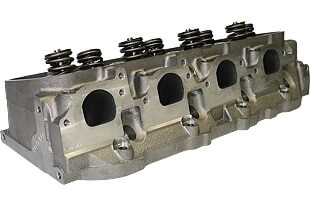 World Products 030040-2M - Cylinder Heads Cast Iron Chevy Big Block MERLIN 269cc Oval Port Marine Assembled