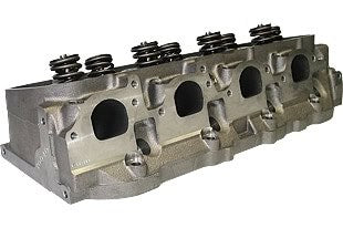 World Products 030630-2M - Cylinder Heads Cast Iron Chevy Big Block MERLIN 345cc Rectangle Port Marine Assembled