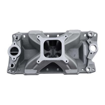 Bill Mitchell Products BMP  061040 - Intake Manifold Chevy Small Block 4150 Carb Flange