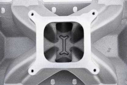 Bill Mitchell Products BMP  061040 - Intake Manifold Chevy Small Block 4150 Carb Flange