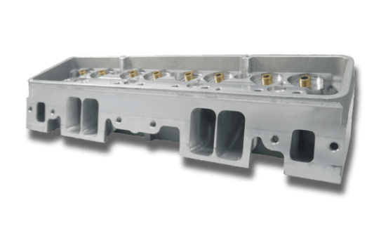 Profiler 176XC2303 - Cylinder Head Cast Aluminum Chevy Small Block 235cc 68cc 23Degree 2.125" x 1.600" Angle Plug, CNC Ported, Bare Casting