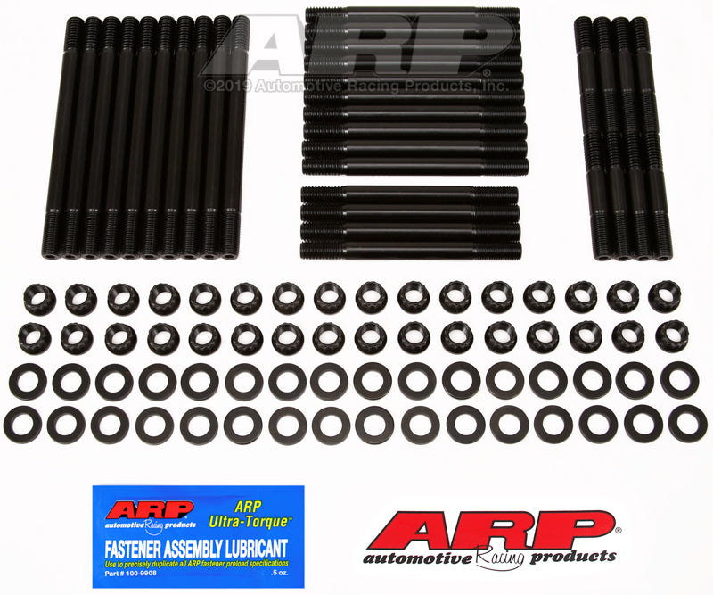 ARP 235-4302 - Cylinder Head 12pt Stud Kit, Professional Series, BBC Heads w/ Mark IV, Iron Blocks (5 long exhaust Studs per head)