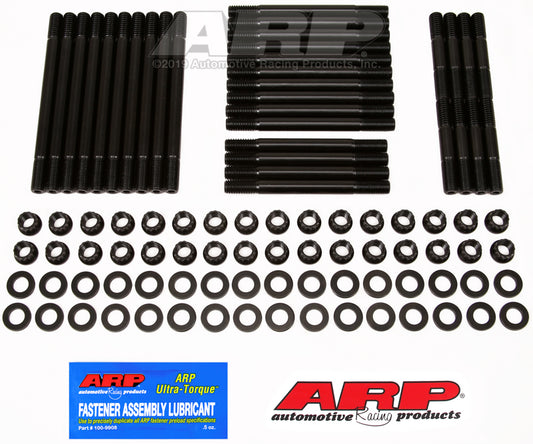 ARP 235-4302 - Cylinder Head 12pt Stud Kit, Professional Series, BBC Heads w/ Mark IV, Iron Blocks (5 long exhaust Studs per head)
