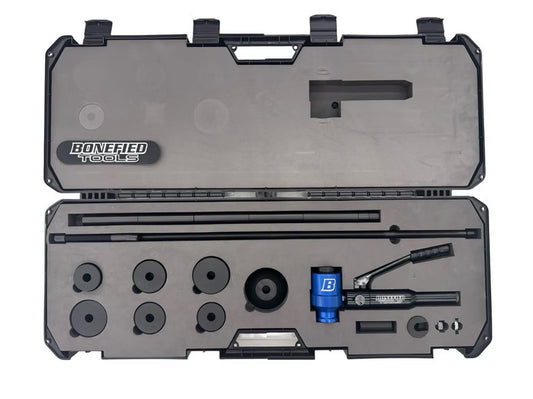 Cam Bearing Hydraulic Installation Tool Diesel Pro1 Set, made by Bonefied Tools BTDK