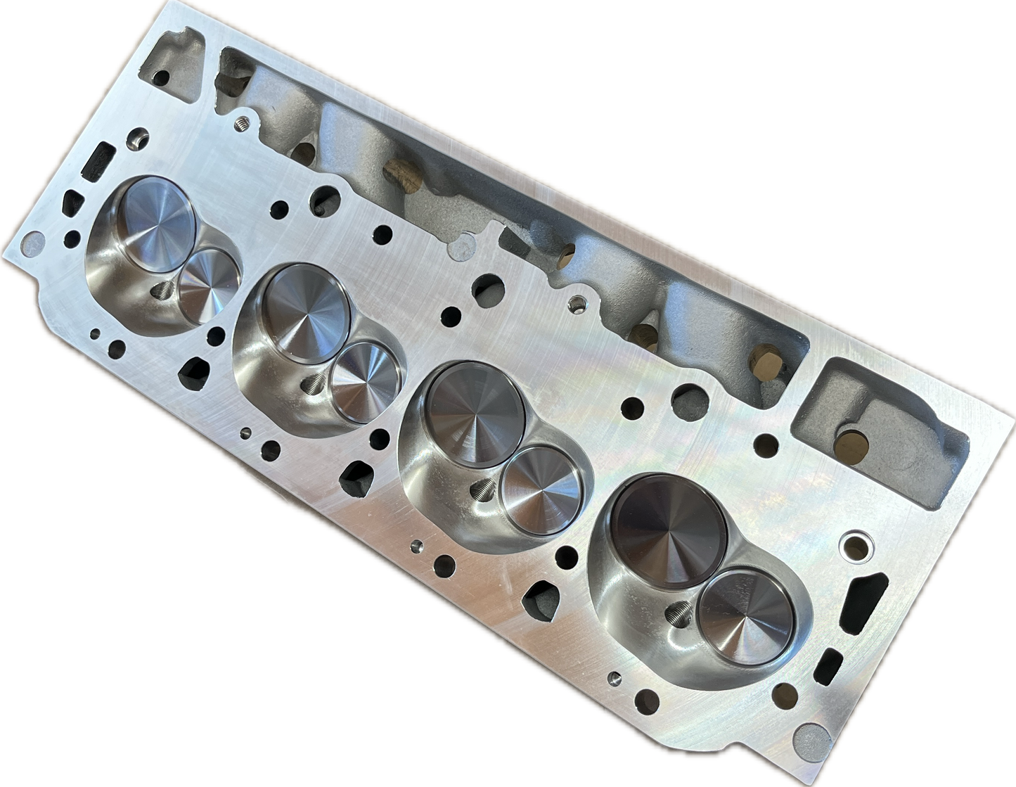 Profiler Sniper X 174XC3504 - Cylinder Head Cast Aluminum Chevy Big Block 355cc 119cc 24 Degree 2.300" x 1.850",  CNC Ported, Assembled w/ 1.625" springs for solid roller lifters, Titanium retainers
