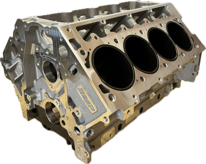 BMP 086525 - Aluminum Engine Block Chevy LS Block 9.800 Deck, 4.115 Bore, Billet Caps