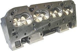 World Products 014150 - Cylinder Heads Cast Iron Chevy Small Block MOTOWN 220cc 64cc 23Degree 2.080" x 1.600" Angle Plug, Bare Castings