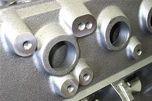 World Products 084080 - Cast Iron Motown/LS Engine Block Chevy Small Block 350 Mains, 3.995 Bore, Nodular Caps