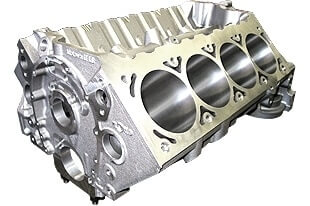 World Products 084080 - Cast Iron Motown/LS Engine Block Chevy Small Block 350 Mains, 3.995 Bore, Nodular Caps