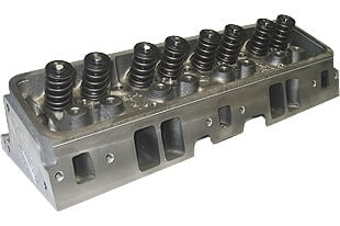 World Products 043610 - Cylinder Heads Cast Iron Chevy Small Block S/R 170cc 67cc 23Degree 1.940" x 1.500" Straight Plug. Bare Casting