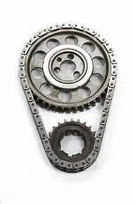 ROLLMASTER CS4000LB5 – Timing Chain Ford Big Block 429/460 PRE/EFI Red Series Series with Shim & nitrided sprockets, 9 keyway crank sprocket, -.005″ shorter chain