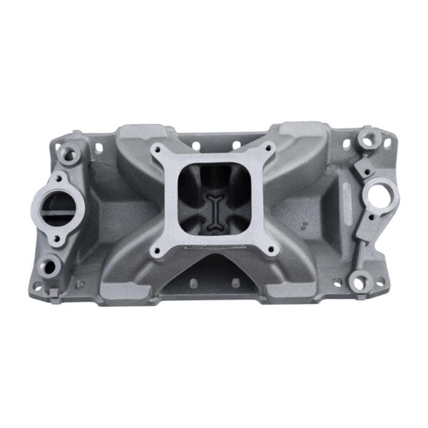 Bill Mitchell Products BMP 061040 - Intake Manifold Chevy Small Block 4150 Carb Flange - Image 3