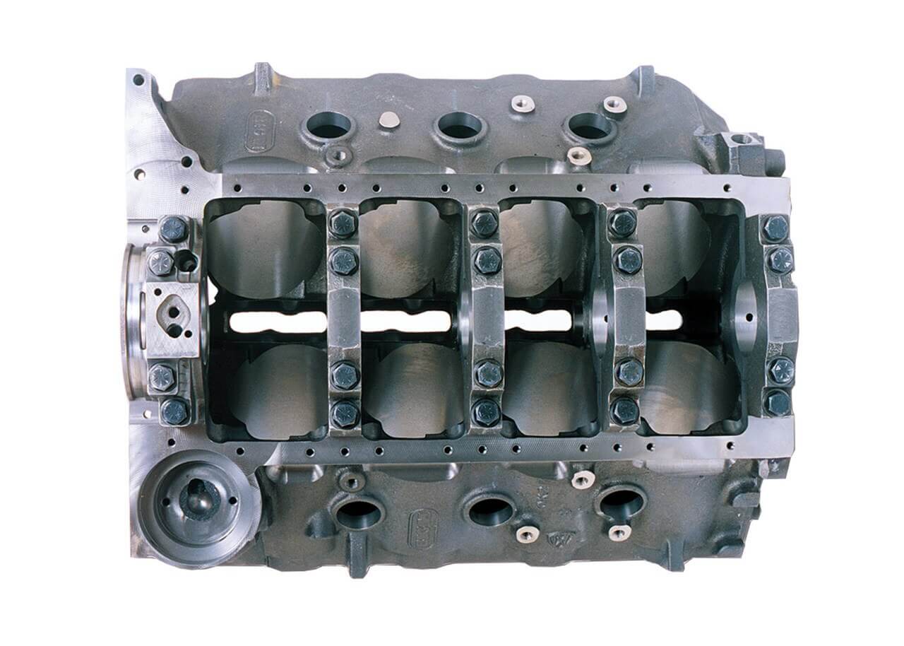 Dart 31273644 - Cast Iron Big M Sportsman Engine Block Chevy Big Block 9.800 Deck, 4.600 Bore, Ductile Caps
