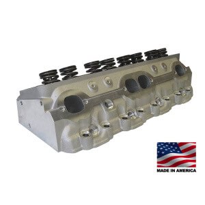 Bill Mitchell Products BMP 024015 - Cylinder Heads Aluminum Chevy Small Block 215cc 64cc 23Degree 2.080" x 1.600"(EACH) VORTEC STYLE