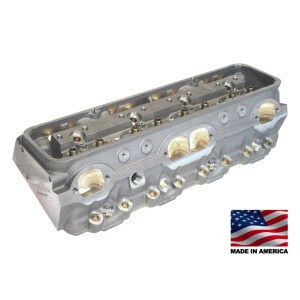 Bill Mitchell Products BMP 024020C - Cylinder Heads Aluminum Chevy Small Block 255cc 64cc 23Degree 2.080" x 1.600" CNC PORTED