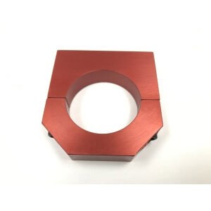 BMP Billet Aluminum 2.000" Bottle Clamp Red