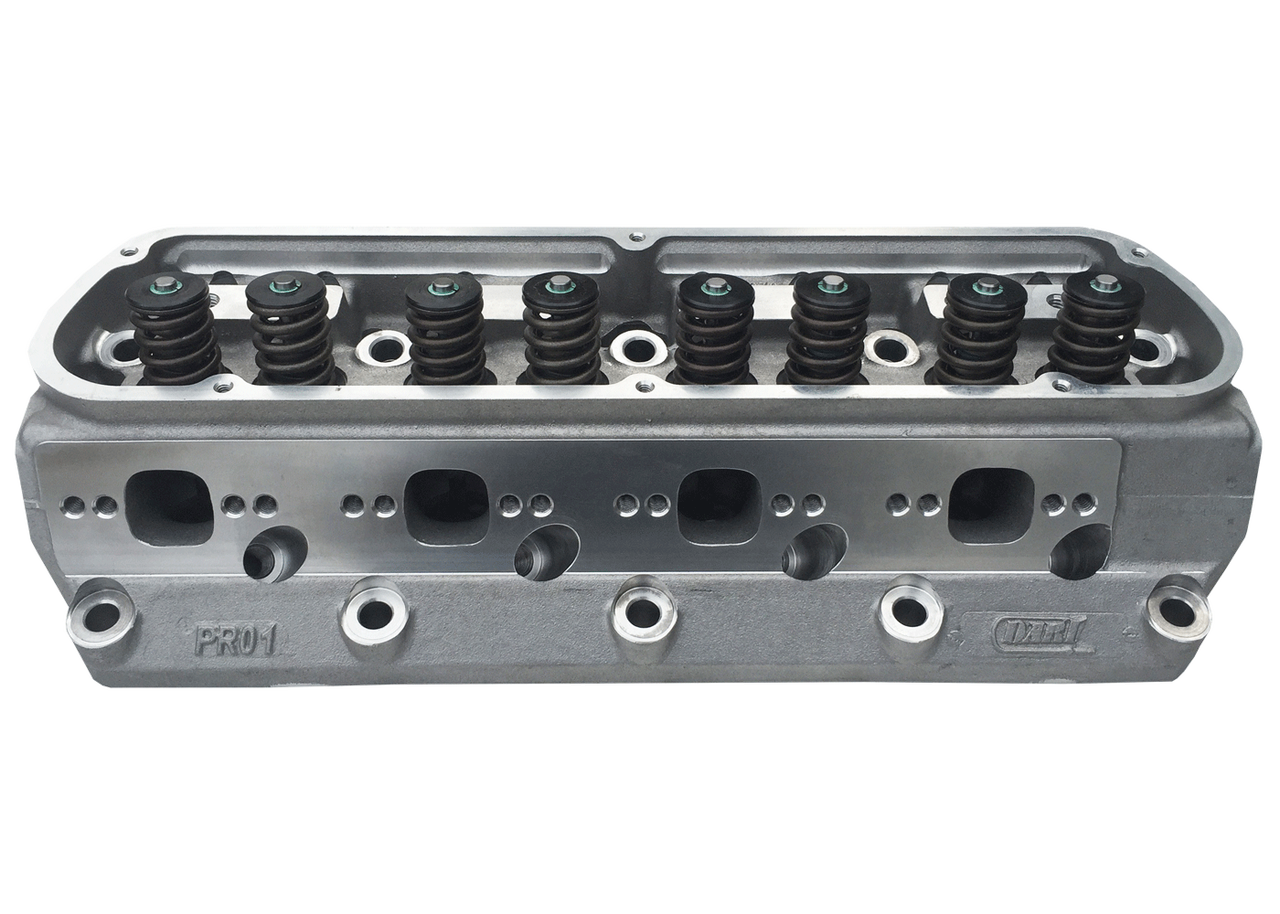 Dart 13211113 Cylinder Heads Aluminum Small Block Ford Pro1 195cc 62cc 2.020" x 1.600", Assembly w/ 1.550" Dual Springs for Solid Roller Cam