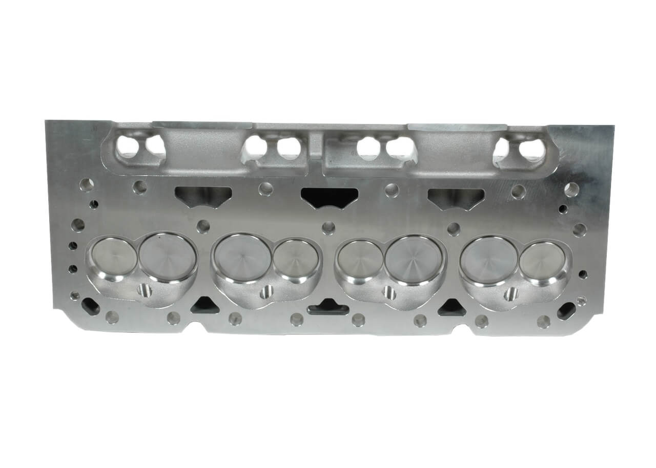 Dart 11421111P Cylinder Heads Aluminum Small Block Chevy Pro1 200cc 72cc 2.020" x 1.600" Straight Plug, Assembly w/ 1.250" Single Springs for Hydraulic Flat Lifters