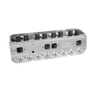 Dart 11111111P Cylinder Heads Aluminum Small Block Chevy Pro1 180cc 64cc 2.020" x 1.600" Angled Plug, Assembly w/ 1.250" Single Springs for Hydraulic Flat Lifters