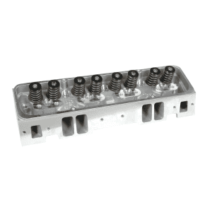 Dart 11311111PF Cylinder Heads Aluminum Small Block Chevy Pro1 200cc 49cc 2.020" x 1.600" Angled Plug, Assembly w/ 1.250" Single Springs for Hydraulic Flat Lifters