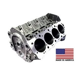 World Products 095112 - Cast Iron Merlin IV Engine Block Chevy Big Block 10.200 Deck, 4.595 Bore. Billet Caps