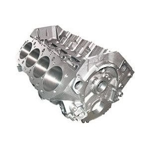 World Products 091100 - Cast Iron Merlin IV Engine Block Chevy Big Block 9.800 Deck, 4.245 Bore, Nodular Caps