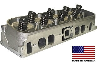 World Products 030040-2 - Cylinder Heads Cast Iron Chevy Big Block MERLIN 269cc Oval Port 269cc 119cc 26Degree 2.300" x 1.880", Assembly w/ 1.550 springs for solid flat tappet or hyd.roller lifters