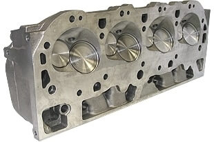 World Products 030040 - Cylinder Heads Cast Iron Chevy Big Block MERLIN 269cc Oval Port 269cc 119cc 26Degree 2.300" x 1.880", Bare Castings
