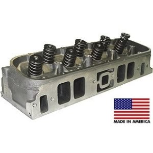 World Products 030620-3 - Cylinder Heads Cast Iron Chevy Big Block MERLIN 320cc Rectangle Port 320cc 119cc 26Degree 2.300" x 1.880", Assembly w/ 1.550" springs for solid roller lifters