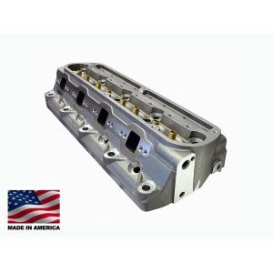 Bill Mitchell Products BMP 023005C - Cylinder Heads Aluminum Ford Small Block 228cc 64cc 18Degree 2.020" x 1.600" CNC PORTED