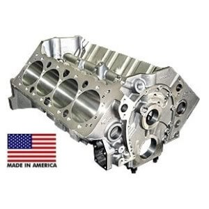 World Products 084030 - Cast Iron Motown Engine Block Chevy Small Block 400 Mains, 4.120 Bore, Nodular Caps