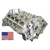 World Products 084130 - Cast Iron Motown Engine Block Chevy Small Block 400 Mains, 4.120 Bore, Billet Caps