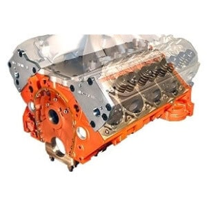 World Products 084181-904 - Cast Iron Motown/LS Engine Block Chevy Small Block 350 Mains, 4.120 Bore, Billet Caps