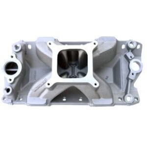 Bill Mitchell Products BMP 061041 - Intake Manifold Chevy Small Block 4150 Carb Flange for Bowtie/Vortec Series Heads