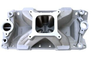 Bill Mitchell Products BMP 061041 - Intake Manifold Chevy Small Block 4150 Carb Flange for Bowtie/Vortec Series Heads