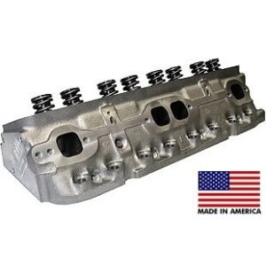 World Products 042650 - Cylinder Heads Cast Iron Chevy Small Block S/R 170cc 58cc 23Degree 1.940" x 1.500" (305CID) Straight Plug, Bare Castings