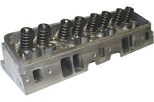 World Products 042650 - Cylinder Heads Cast Iron Chevy Small Block S/R 170cc 58cc 23Degree 1.940" x 1.500" (305CID) Straight Plug, Bare Castings