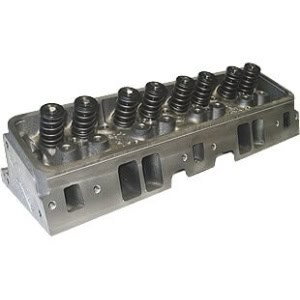 World Products 042670-1 - Cylinder Heads Cast Iron Chevy Small Block S/R Torquer 170cc 76cc 23Degree 2.020" x 1.600" Straight Plug, Assembly w/ 1.250" springs for hydraulic flat tappet lifters