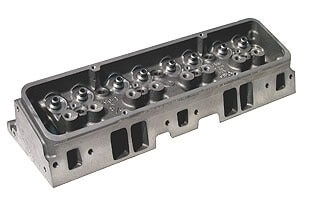 World Products 042670-1 - Cylinder Heads Cast Iron Chevy Small Block S/R Torquer 170cc 76cc 23Degree 2.020" x 1.600" Straight Plug, Assembly w/ 1.250" springs for hydraulic flat tappet lifters
