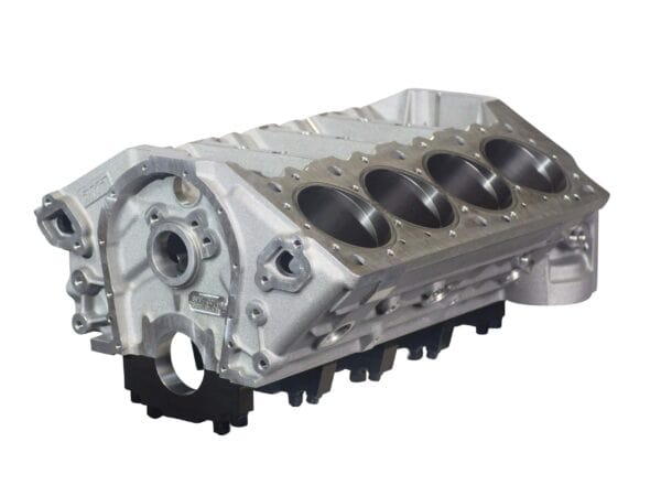 Bill Mitchell Products BMP 085575 - Aluminum Engine Block Chevy 409 W Block 9.600 Deck, 4.310 Bore, Billet Caps