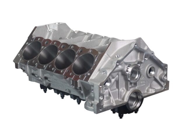 Bill Mitchell Products BMP 084520 - Aluminum Engine Block Chevy Small Block 350 Mains, 4.115 Bore, Billet Caps