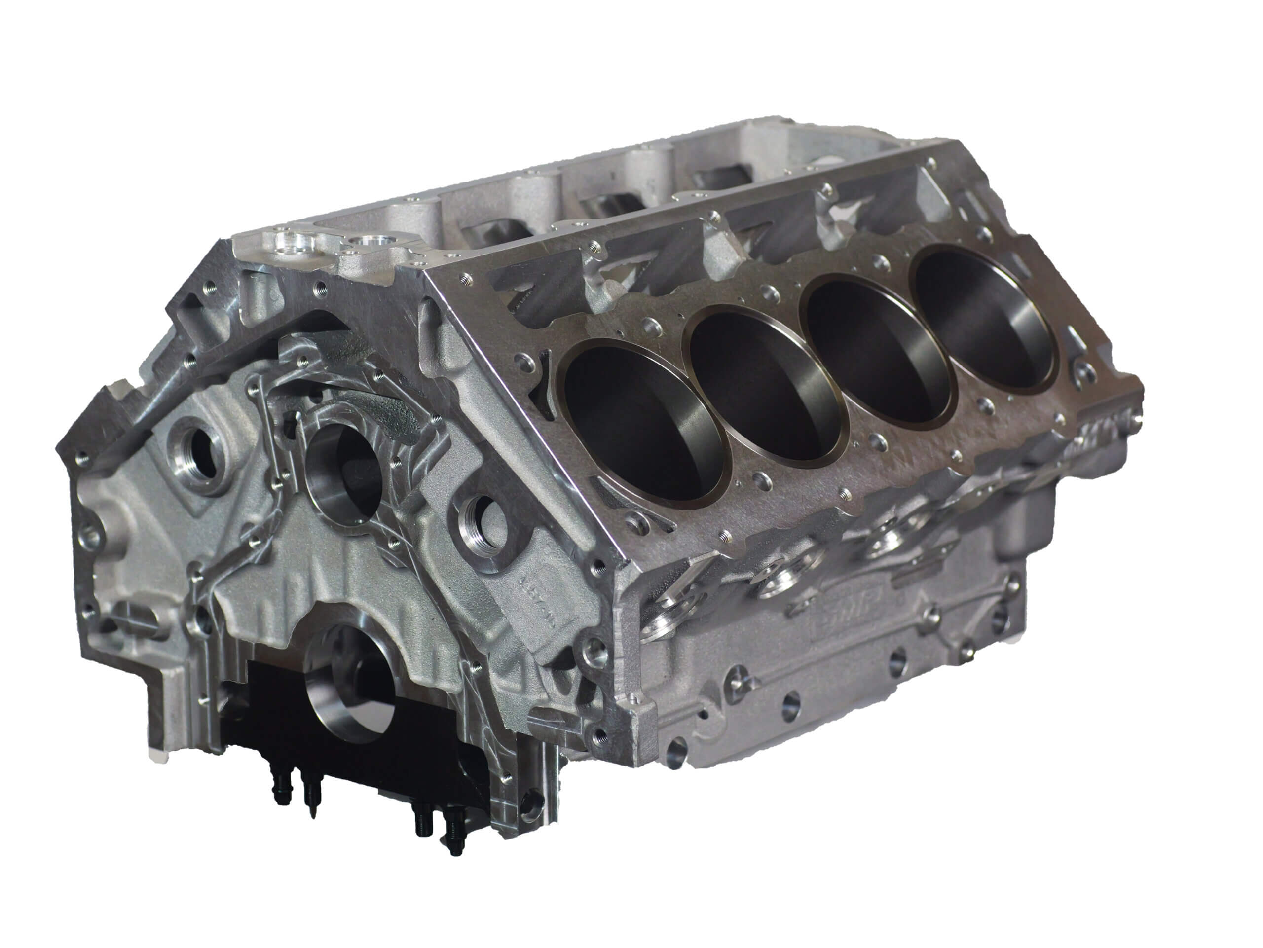 Bill Mitchell Products LSC 357T6 Aluminum Engine Block Chevy LS Series Std Mains, 9.800"Deck, 3.990" Bore, Billet Caps, Standard Cam(includes, Screw in Freeze plugs, Cam plug, All dowel pins and Pipe plugs) 086505