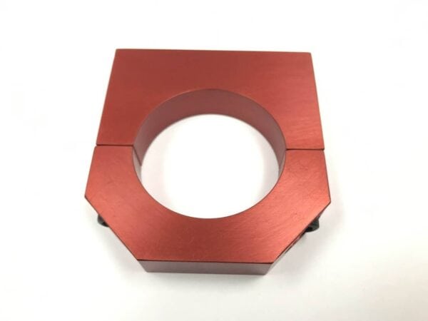 BMP Billet Aluminum 2.000" Bottle Clamp Red