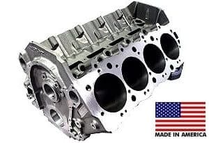 World Products 095112 - Cast Iron Merlin IV Engine Block Chevy Big Block 10.200 Deck, 4.595 Bore. Billet Caps