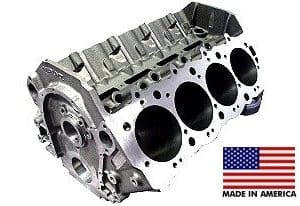 World Products 095000 - Cast Iron Merlin IV Engine Block Chevy Big Block 9.800 Deck, 4.245 Bore, Billet Caps