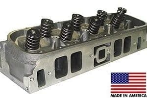 World Products 030620-3 - Cylinder Heads Cast Iron Chevy Big Block MERLIN 320cc Rectangle Port 320cc 119cc 26Degree 2.300" x 1.880", Assembly w/ 1.550" springs for solid roller lifters