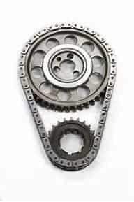 ROLLMASTER CS4000LB5 - Timing Chain Ford Small Block 429/460 PRE/EFI Red Series Series with Shim & nitrided sprockets, 9 keyway crank sprocket, -.005" shorter chain