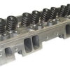 World Products 014150-3 - Cylinder Heads Cast Iron Chevy Small Block MOTOWN 220cc 64cc 23Degree 2.080" x 1.600" Angle Plug, Assembly w/ 1.550" springs for solid roller lifters